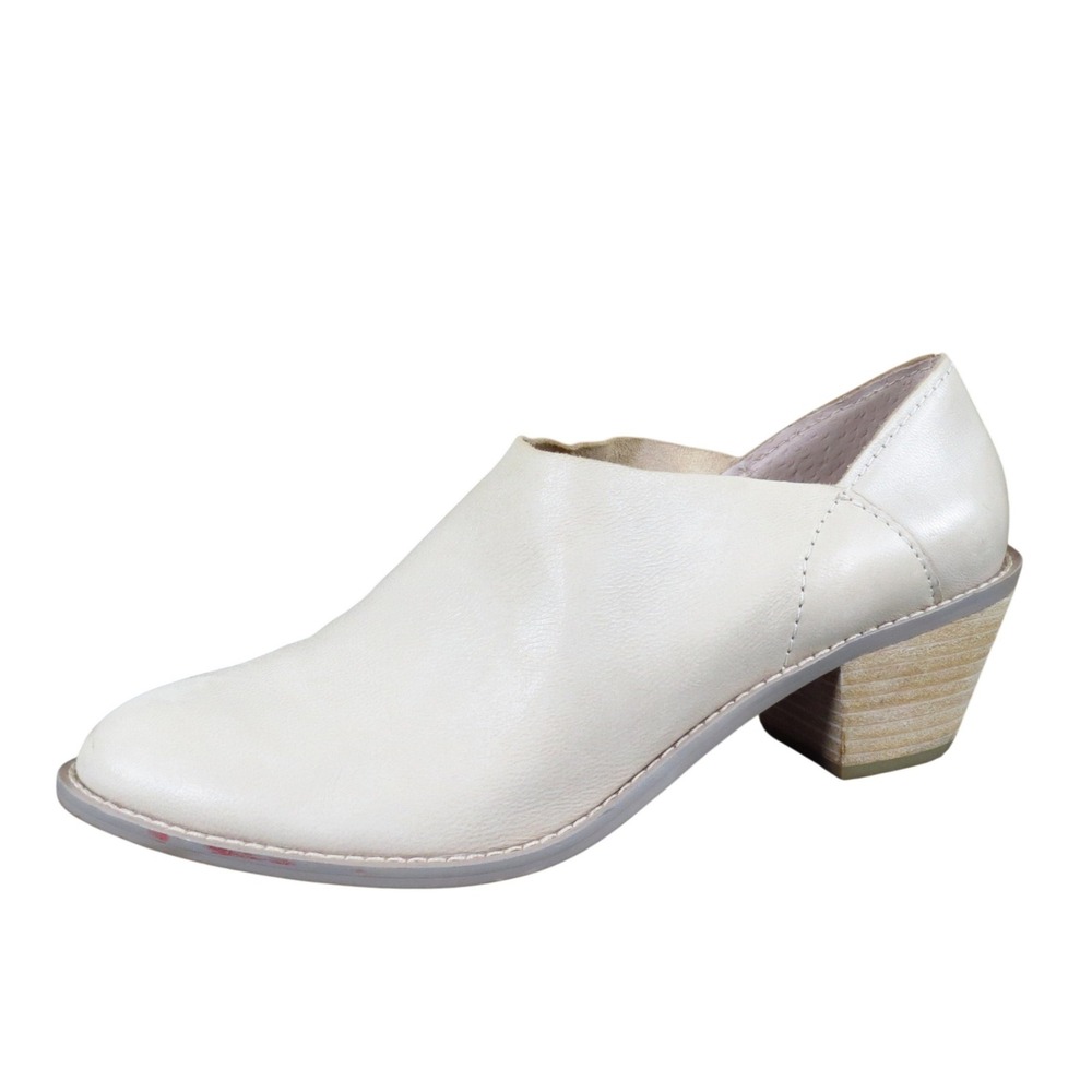 Kelsi Dagger Brooklyn Kensington Women Shoe Bootie Size 9.5 Casual Cream Leather